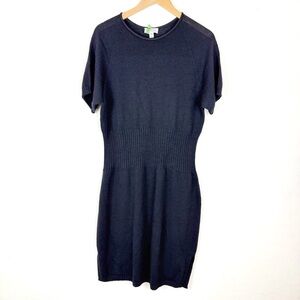 St John Sport Midi Length Dress Santana Knit Wool Blend